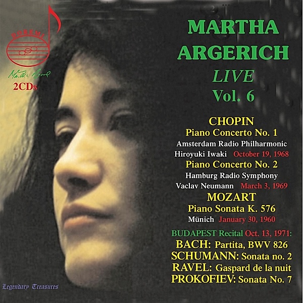 Martha Argerich: Live,Vol.6, Martha Argerich, Neumann, Iwaki