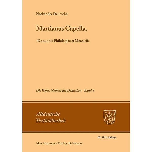 Martianus Capella, De nuptiis Philologiae et Mercurii, Notker der Deutsche