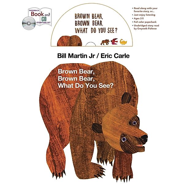 Martin, B: Brown Bear What Do You See?/Bk. + CD, Bill Martin