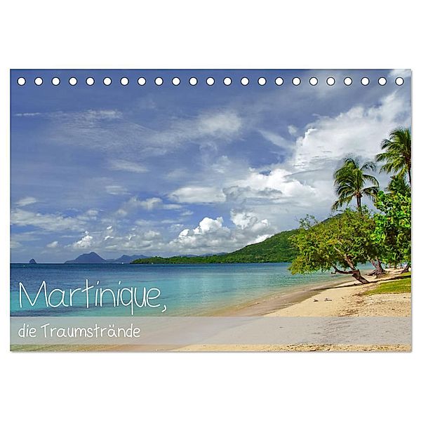 Martinique, die Traumstrände (Tischkalender 2024 DIN A5 quer), CALVENDO Monatskalender, M.Polok