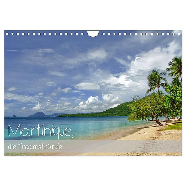 Martinique, die Traumstrände (Wandkalender 2024 DIN A4 quer), CALVENDO Monatskalender, M.Polok