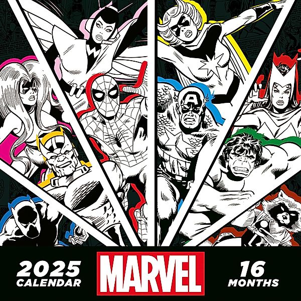 MARVEL 2025 - Broschürenkalender 30x30