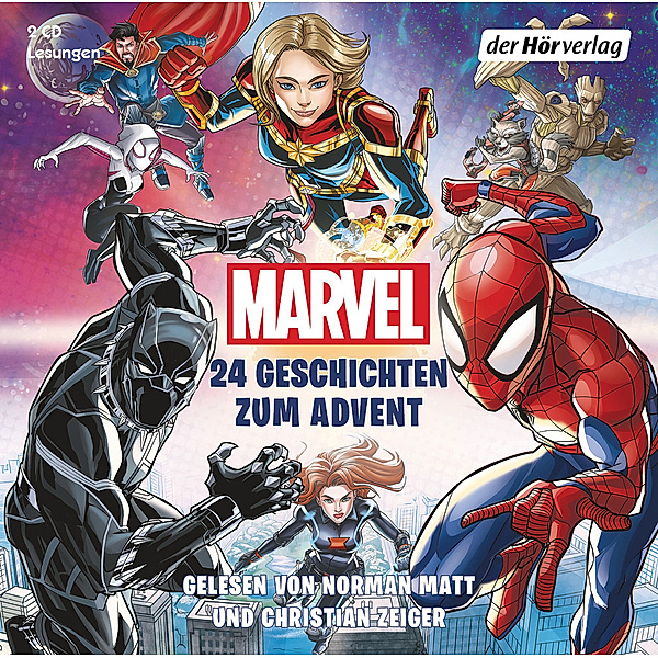MARVEL - 24 Geschichten zum Advent,2 Audio-CD, Marvel