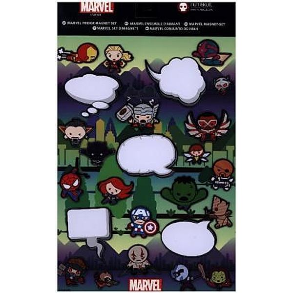 Marvel Avengers: Kawaii Fridge Magnets
