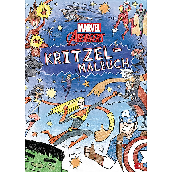 MARVEL Avengers Kritzel-Malbuch, Brandon T. Snider