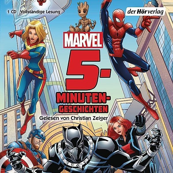 Marvel Avengers - Marvel 5-Minuten-Geschichten,1 Audio-CD, Marvel