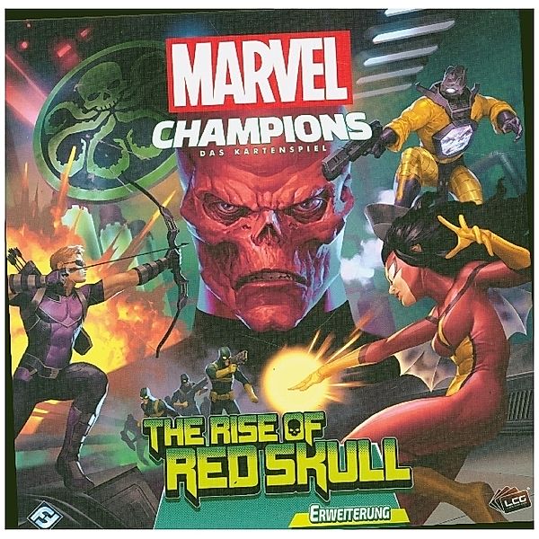 Fantasy Flight Games, Asmodee Marvel Champions: The Rise of Red Skull (Spiel), Michael Boggs, Nate French, Caleb Grace