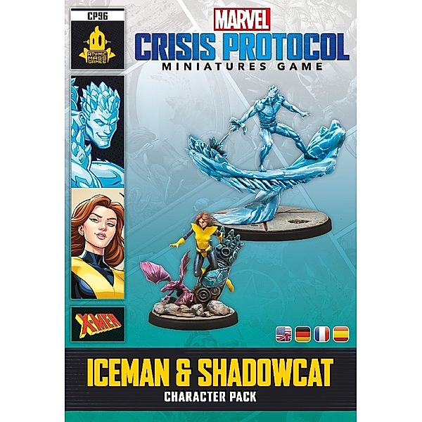 Asmodee, Atomic Mass Games Marvel: Crisis Protocol - Iceman & Shadowcat, Will Shick, Will Pagani
