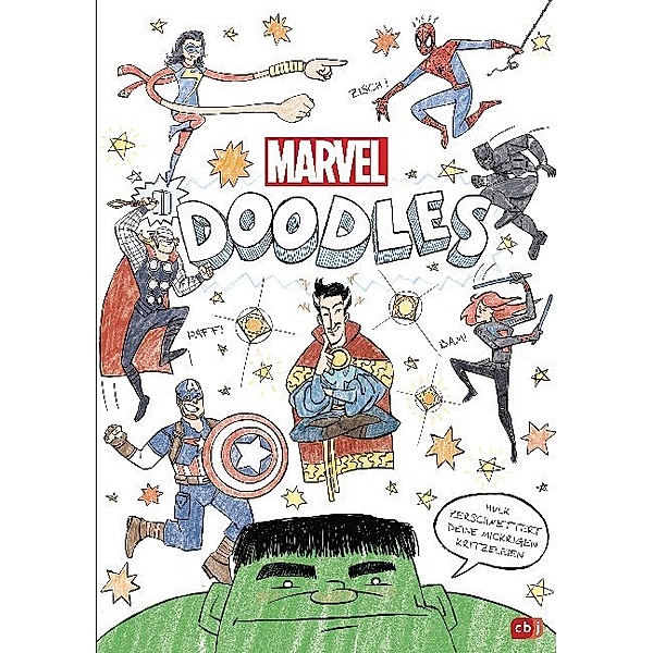 Marvel Doodles - Superhelden-Kritzelspass
