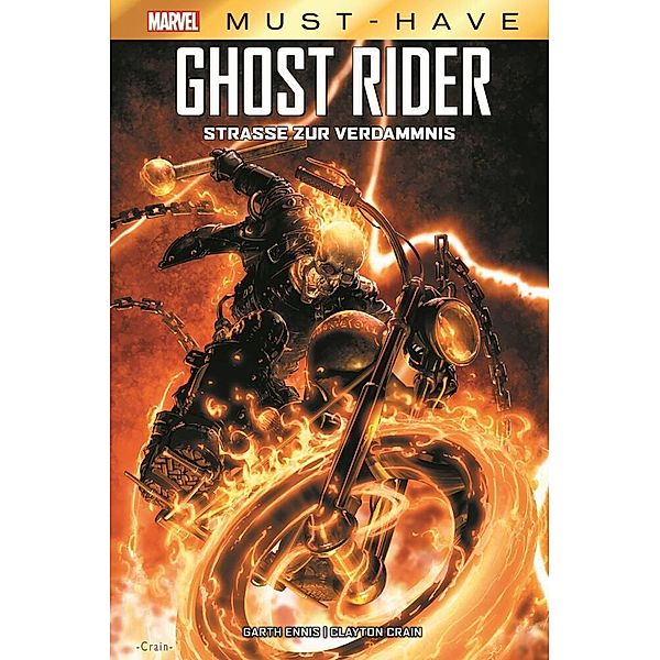 Marvel Must-Have: Ghost Rider - Die Straße zur Verdammnis, Garth Ennis, Clayton Crain