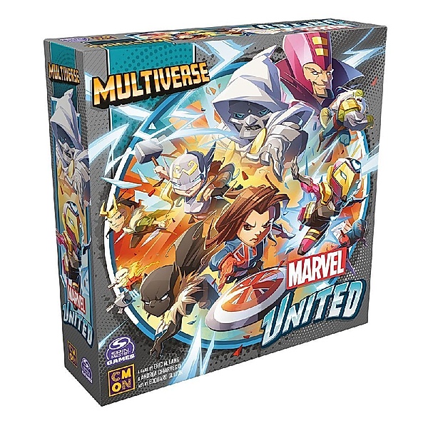 Asmodee, Cool Mini or Not Marvel United: Multiversum, Eric M. Lang, Andrea Chiarvesio