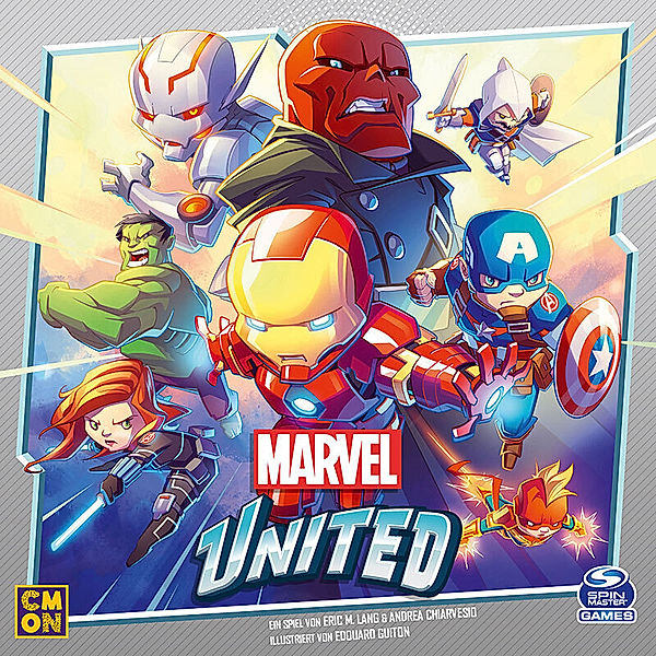 Asmodee, Cool Mini or Not Marvel United (Spiel), Eric M. Lang, Andrea Chiarvesio