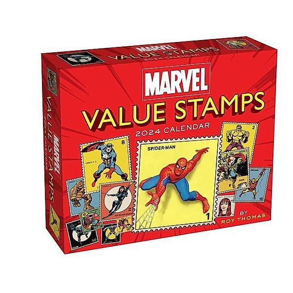 Marvel Value Stamps 2024 Day-To-Day Calendar, Marvel Entertainment