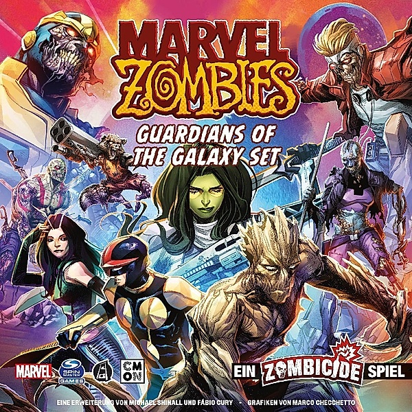 Asmodee, Cool Mini or Not Marvel Zombies - Guardians of the Galaxy, Michael Shinall, Fabio Cury