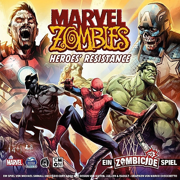 Asmodee, Cool Mini or Not Marvel Zombies: Heroes Resistance  Ein Zombicide-Spiel, Michael Shinall, Fabia Cury