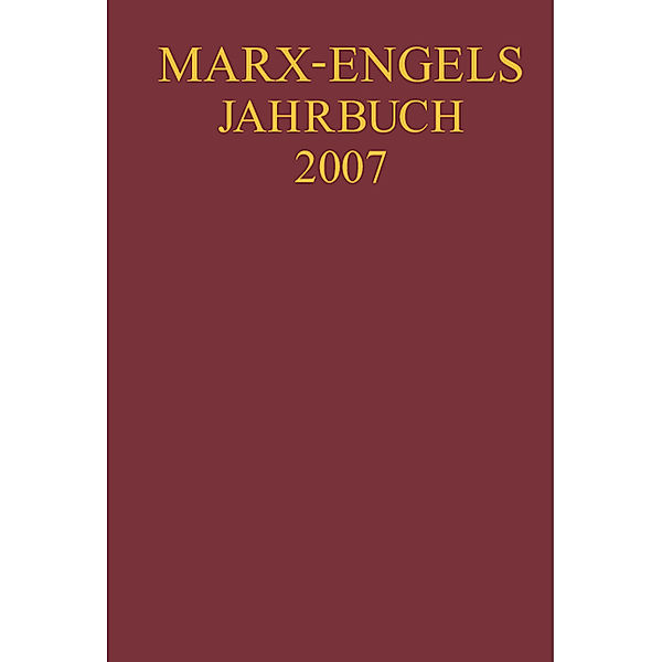 Marx-Engels-Jahrbuch 2006