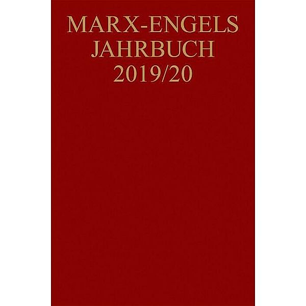 Marx-Engels-Jahrbuch 2019/20