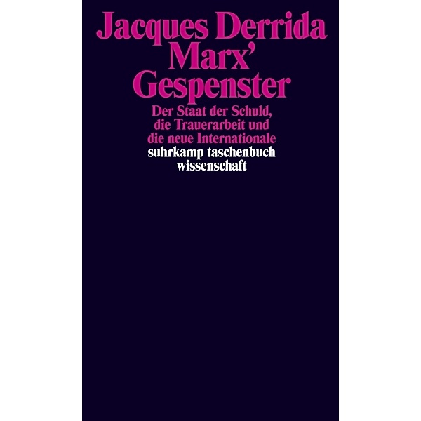 Marx' Gespenster, Jacques Derrida