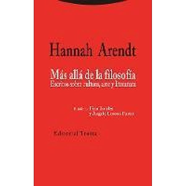 Más allá de la filosofía / Estructuras y Procesos. Filosofía, Hannah Arendt