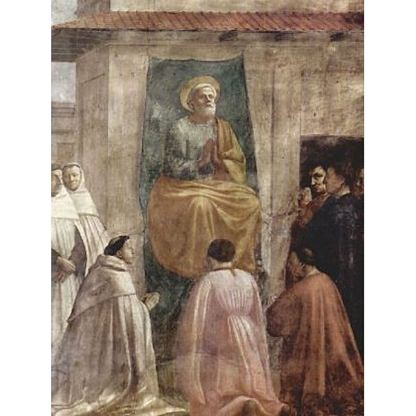 Masaccio - Freskenzyklus in Florenz, Szenen aus dem Leben Petri, Petrus in Kathedra - 2.000 Teile (Puzzle)