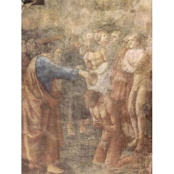 Masaccio - Szenen aus dem Leben Petri, Die Taufe eines Bekehrten - 100 Teile (Puzzle)