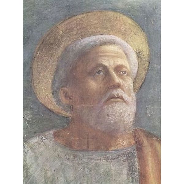 Masaccio - Szenen aus dem Leben Petri, Petrus in Kathedra, Kopf des Petrus - 100 Teile (Puzzle)