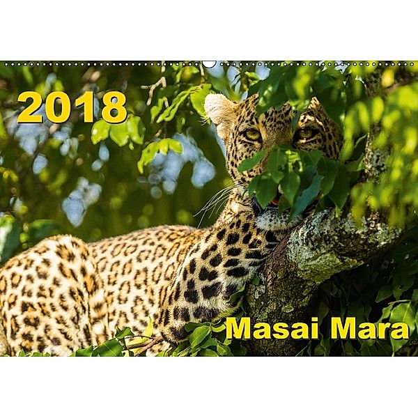 Masai Mara 2018 (Wandkalender 2018 DIN A2 quer), Gerd-Uwe Neukamp