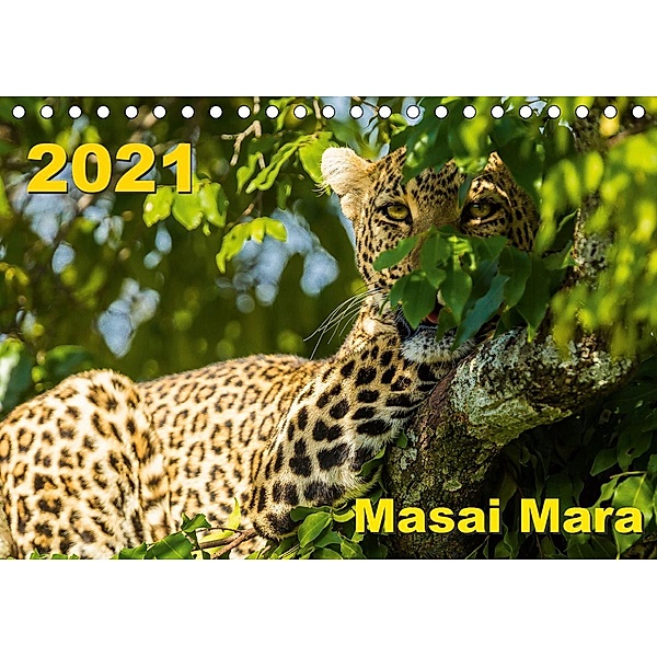 Masai Mara 2021 (Tischkalender 2021 DIN A5 quer), Gerd-Uwe Neukamp
