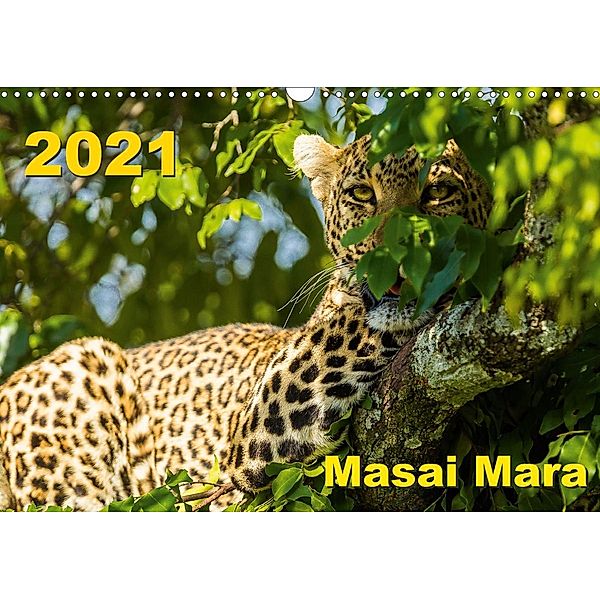 Masai Mara 2021 (Wandkalender 2021 DIN A3 quer), Gerd-Uwe Neukamp