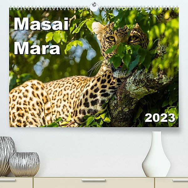 Masai Mara 2023 (Premium, hochwertiger DIN A2 Wandkalender 2023, Kunstdruck in Hochglanz), Dr. Gerd-Uwe Neukamp