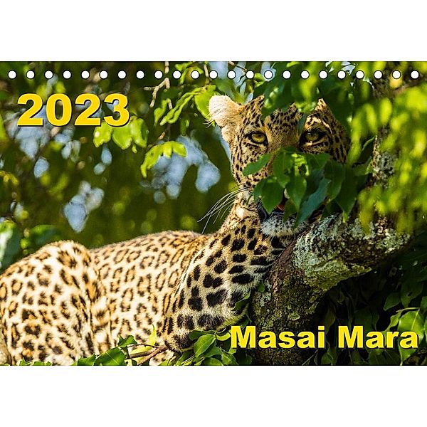 Masai Mara 2023 (Tischkalender 2023 DIN A5 quer), Dr. Gerd-Uwe Neukamp