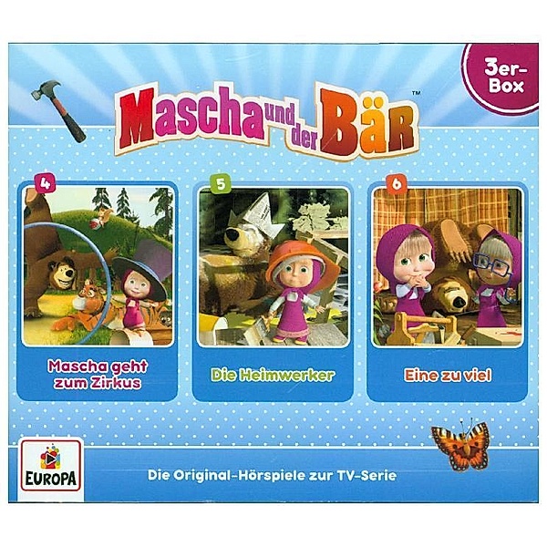 Mascha und der Bär - 3er Box.Box.2,3 Audio-CD, Mascha und der Bär