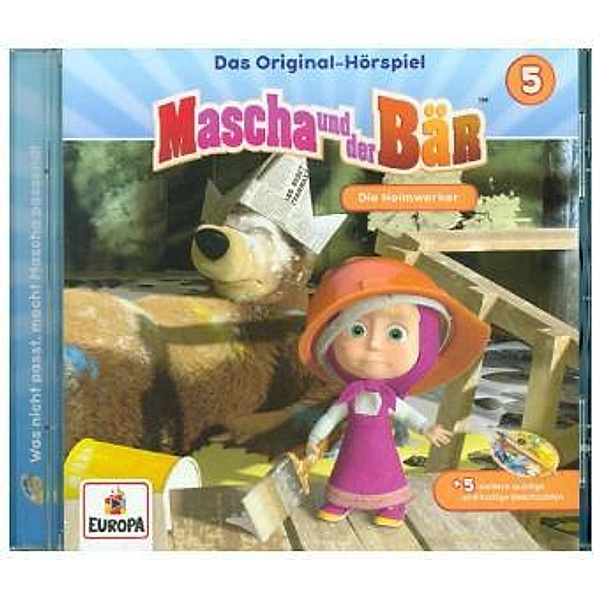 Mascha und der Bär - Die Heimwerker, 1 Audio-CD, Mascha und der Bär
