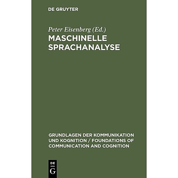 Maschinelle Sprachanalyse