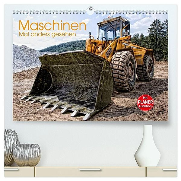 Maschinen - Mal anders gesehen (hochwertiger Premium Wandkalender 2024 DIN A2 quer), Kunstdruck in Hochglanz, Georg Niederkofler