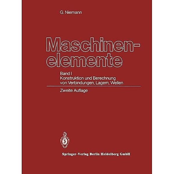 Maschinenelemente, Gustav Niemann, Hans Winter, Bernd-Robert Höhn