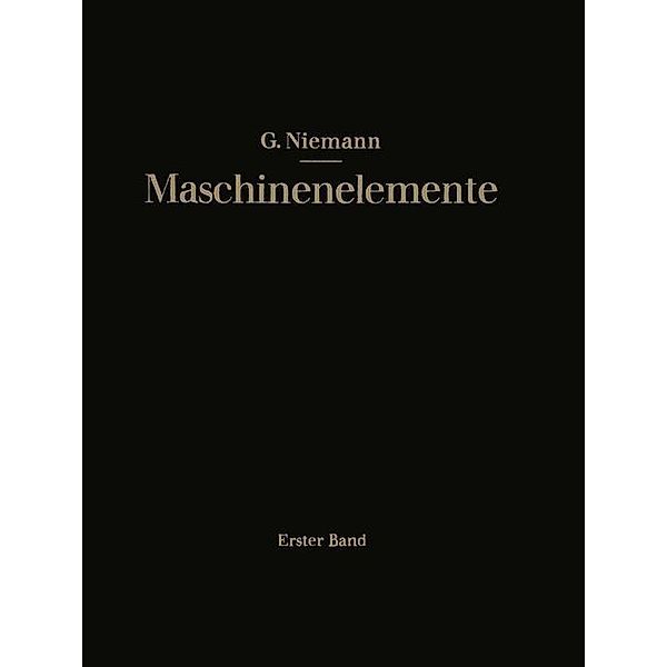 Maschinenelemente, Gustav Niemann