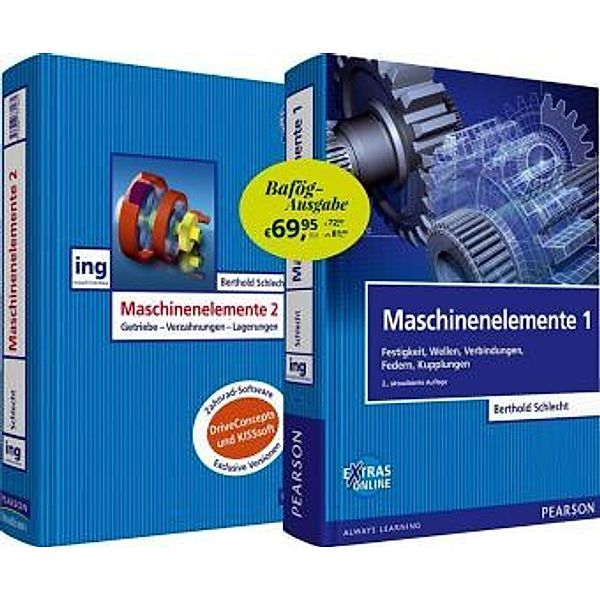 Maschinenelemente, Bafög-Ausgabe mit CD-ROM, 2 Bde., Berthold Schlecht