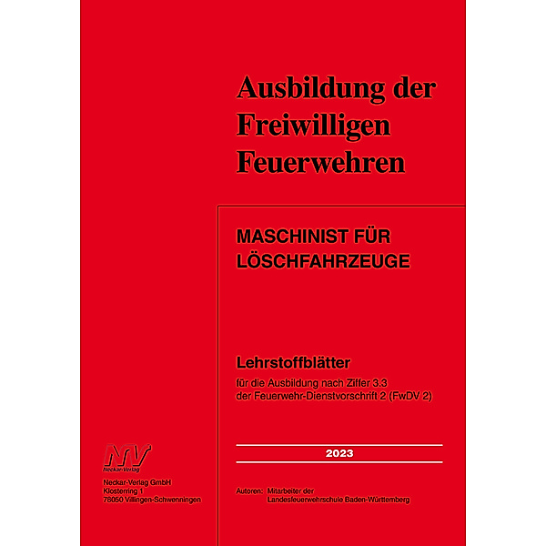 Maschinist für Löschfahrzeuge, Mitarbeiter:innen der Landesfeuerwehrschule Baden-Württemberg