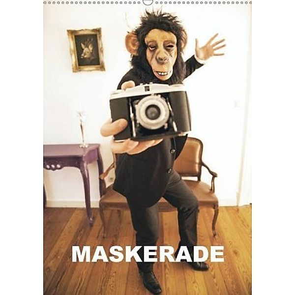 MASKERADE (Wandkalender 2020 DIN A2 hoch), Laurentiu Mielke, LP12inch