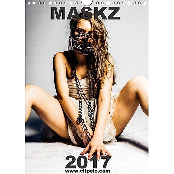 MASKZ N.K. 2017 edition - Surreale Masken Porträits (Wandkalender 2017 DIN A4 hoch), citpelo