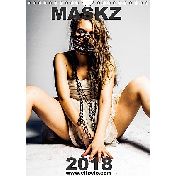 MASKZ N.K. 2018 edition - Surreale Masken Porträits (Wandkalender 2018 DIN A4 hoch), citpelo