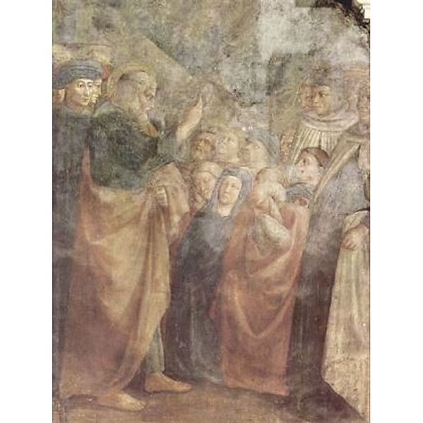 Masolino - Szenen aus dem Leben Petri, Predigt des Hl. Petrus zu den Massen - 200 Teile (Puzzle)