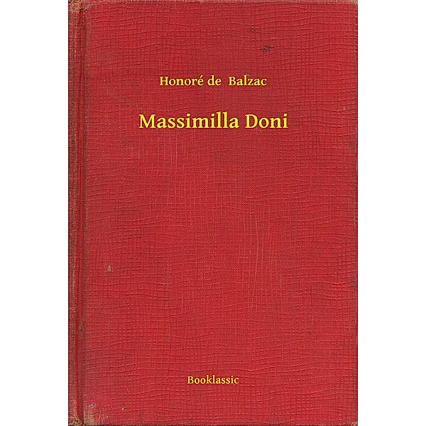 Massimilla Doni, Honoré de Balzac