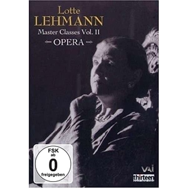 Master Classes Vol.2, Lotte Lehmann