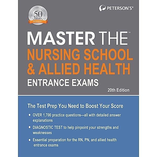 Master the Nursing School & Allied Health Entrance Exams, Peterson's