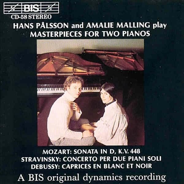 Masterpieces For Two Pianos, Hans Palsson, Amalie Malling