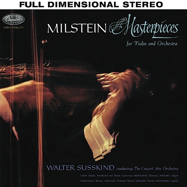 Masterpieces For Violin And Orchestra, Nathan Milstein, Concert RTS Orch., Walter Süsskind