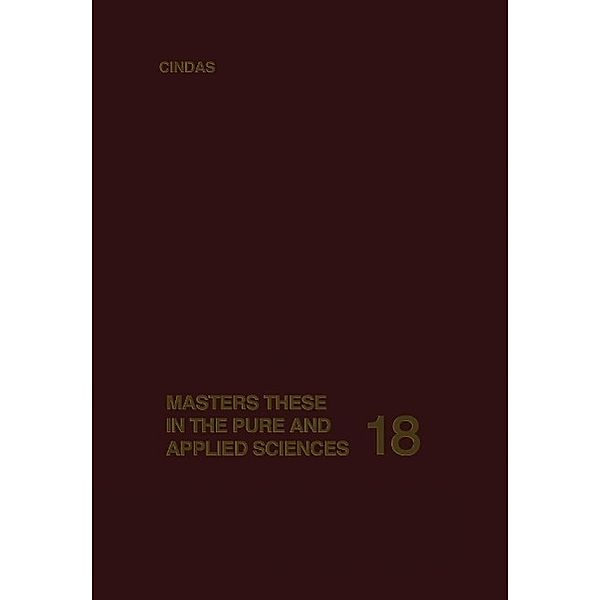 Masters Theses in the Pure and Applied Sciences / Masters Theses in the Pure and Applied Sciences Bd.18, Wade H. Shafer