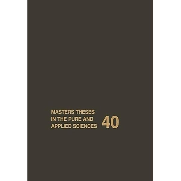 Masters Theses in the Pure and Applied Sciences